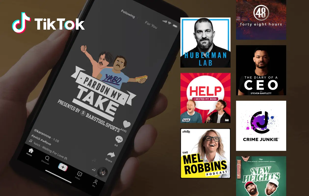 9 Best Podcasts on TikToks & How to Add Your Own for Growth